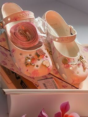 CROCS Love Shack Fancy Ballet 🩰 Size 7  8 and 9 NWT in original box 💞🎀💞